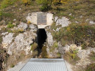 Ingresso del traforo di Colombano Romean