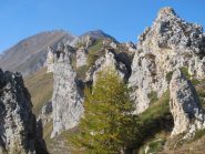 I Denti, in fondo a dx la Cima del Vallone