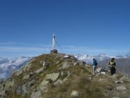 Arrivo in vetta al Verzel