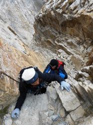 Spinti dal vento su nel canale