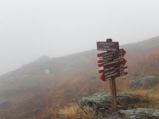 Gran nebbione a meta' gita