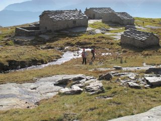 Scendendo verso l'Alpe Pian di Lee