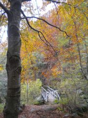 passerella sull eugio a quota 1200