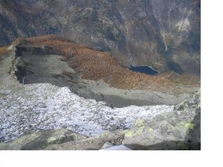Il lago di Antrona dalla vetta..