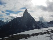 La Roc de la Niera 3177 m scendendo dalla Rocca Bianca
