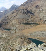 il lago piccolo, il grande e il lago blu salendo al ciarm del prete