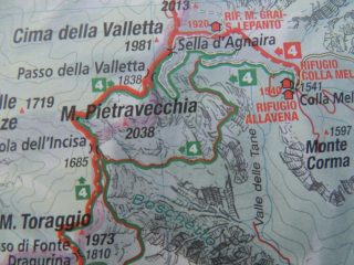 tracciato del percorso