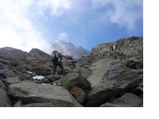 Si punta in direzione dell'Invers del Lago Gelato..