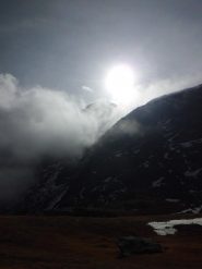 Controluce di nuvole