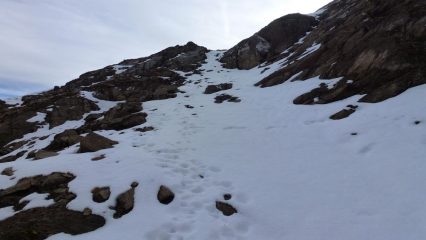 ultimo tratto per il Colletto della Borra