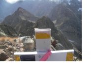 Il Caire Ciamberline e' dietro la croce a sx l'evidente Punta Fenestrelle..