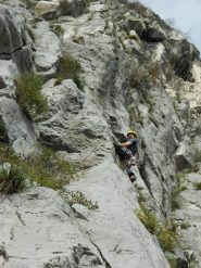 Parte bassa della via (2° tiro)