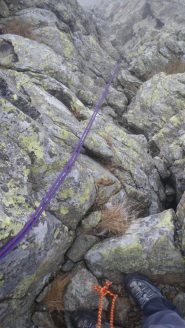 doppia nel canalino viscido....