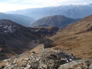 In basso la strada percorsa