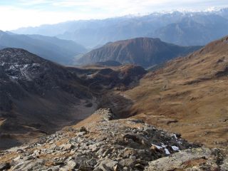 In basso la strada percorsa