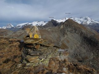 Gran panorama in prossimità della cima