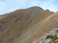 sulla parte alta del sentiero