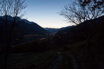 tratto finale in notturna