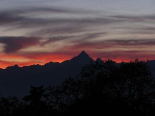 monviso al tramonto