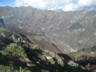 panorama dalla cima su Campertogno
