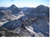 Bego e Gr. Capelet dalla cima sud di Chamineyes..