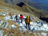 Due dita di neve sotto la punta