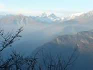 Verso Zerbion, Cervino, Breithorn da un punto panoramico della dorsale