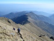 la lunga cresta verso Col Vaccera 