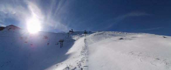 quasi arrivato ritracciando su orme umane...