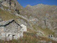 Alpe Miassa e a dx il Bec dle Steje