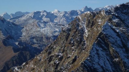 dal Bec uno sguardo alle nostre montagne