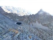 lago dall'alto con Frisson a dx