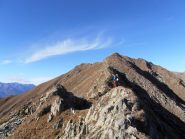 05 - una volta risalito il primo pendio la cresta diventa progressivamente più stretta