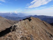 02 - la cresta est di Punta della Croce vista dalla cima