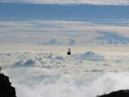 La funivia fra un mare di nubi