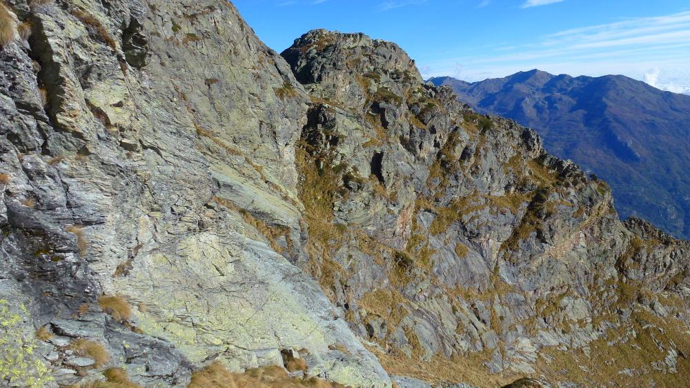 Corno Battaglia e canale attrezzato da fare in discesa