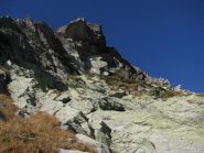 Le placche di salita alla Cima Battaglia