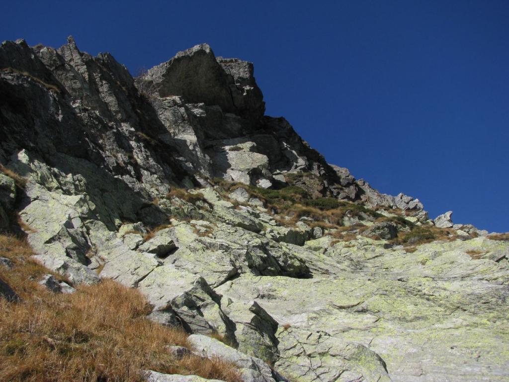 Le placche di salita alla Cima Battaglia