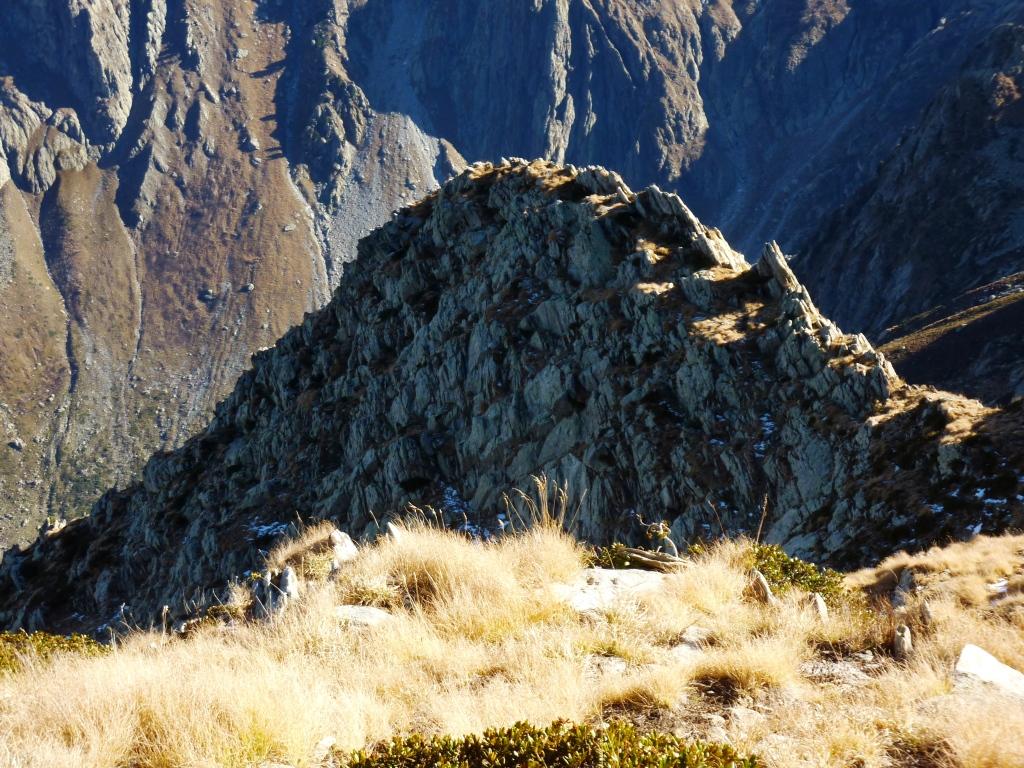 la bella cresta prima della Punta Siula
