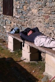 belafioca si gode il meritato riposo