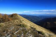 La piana verso Albenga dal colorato crinale