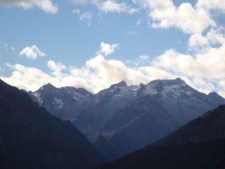 Clapier, Maledia e Gelas salendo verso la cima
