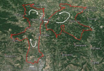 Portacomaro Castell'Alfero - percorso-