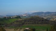 un tratto di panorama da Castell'Alfero