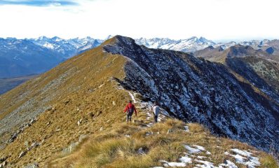 Sulla cresta verso il Vaccarezza