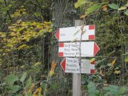 unico cartello con indicazioni mtb