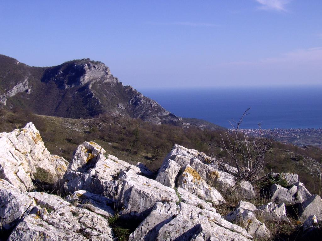 San Pietro ai Monti visto dalla Punta Alzabecchi
