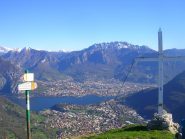 Sul Corno Birone: il Resegone, Lecco, Valmadrera, il Lario