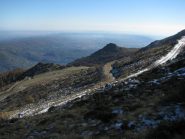 In discesa verso l'Alpe Ugiasso