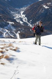 Marco e la sua amata Champoluc